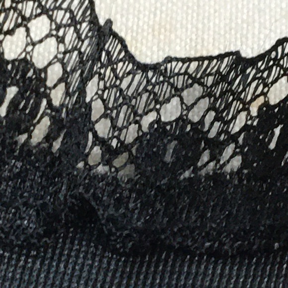 Vintage FRENCH MAID Half Slip black lace - Picture 11 of 14